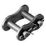 Verschlußglied/connecting link 24A-1-S DIN 8188 (ASA 120-1-S) mit Splint / cotter type