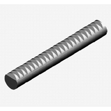 Rundzahnstange modul 2; Ø 20 mm Einbaulänge=1005,31 mm
